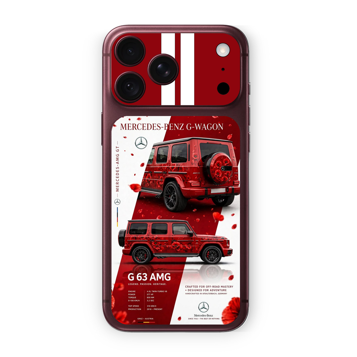Mercedes G-Wagon Red Edition Phone Skin for iPhone | WrapNation