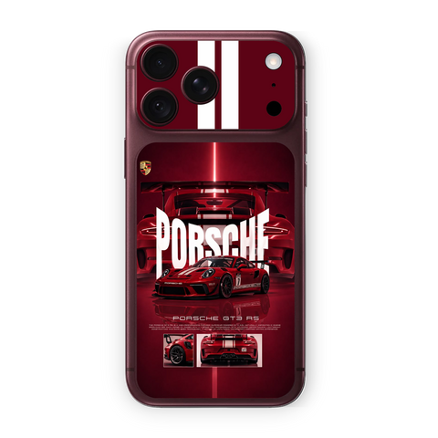 Red Porsche GT3 RS Phone Skin for iPhone | WrapNation