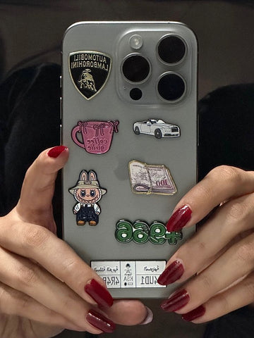 Metal Enamel Brooches 3m Sticker Fashion Jewelry Design 76