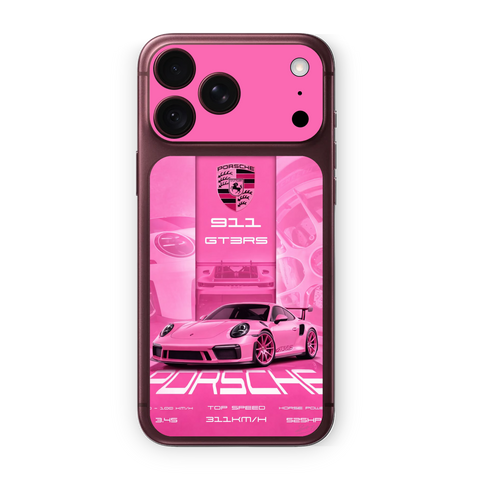 Pink Porsche 911 GT3 RS Phone Skin for iPhone | WrapNation