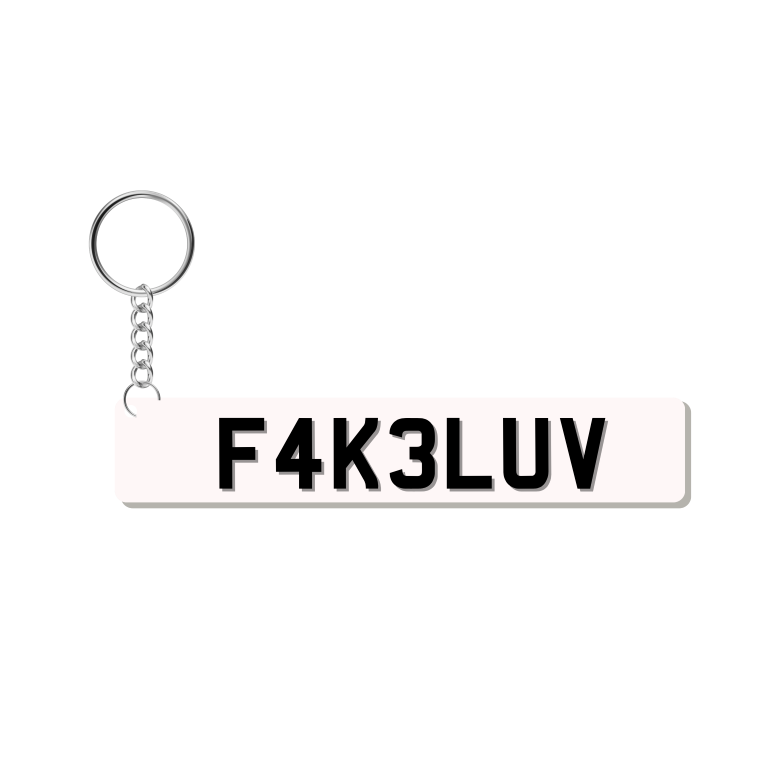 F4K3LUV Keychain