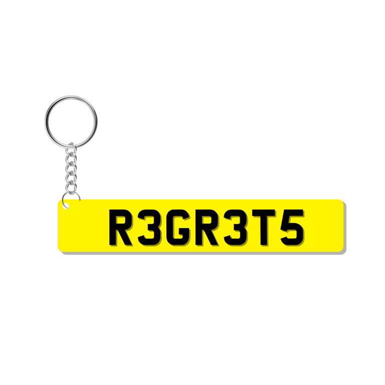 R3GR3T5 Keychain