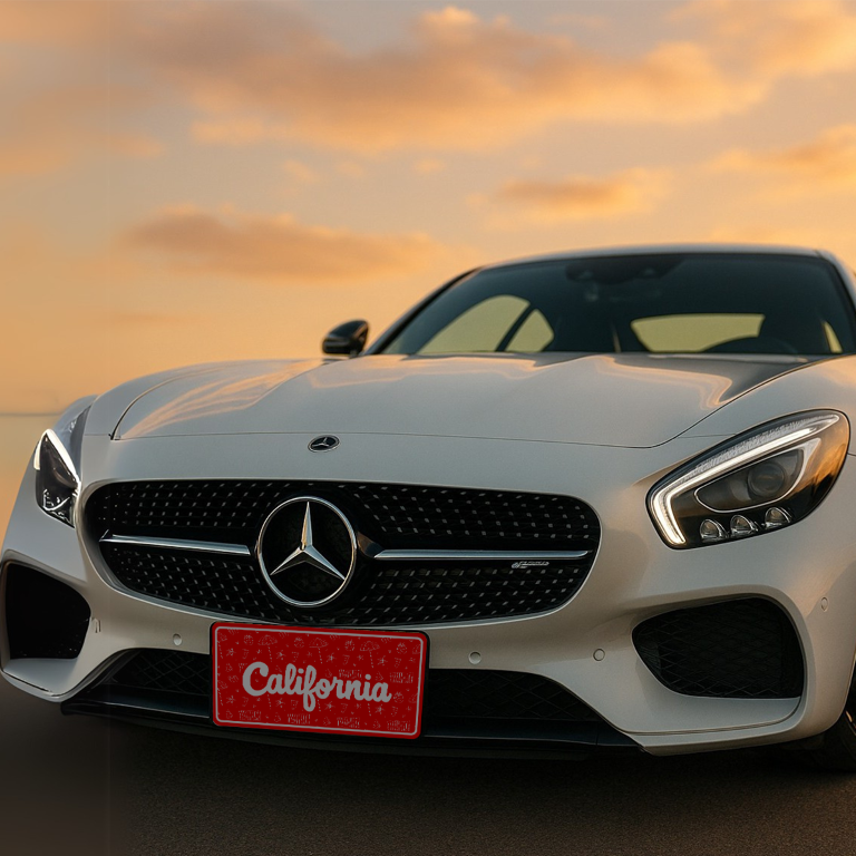 California Custom Number Plate