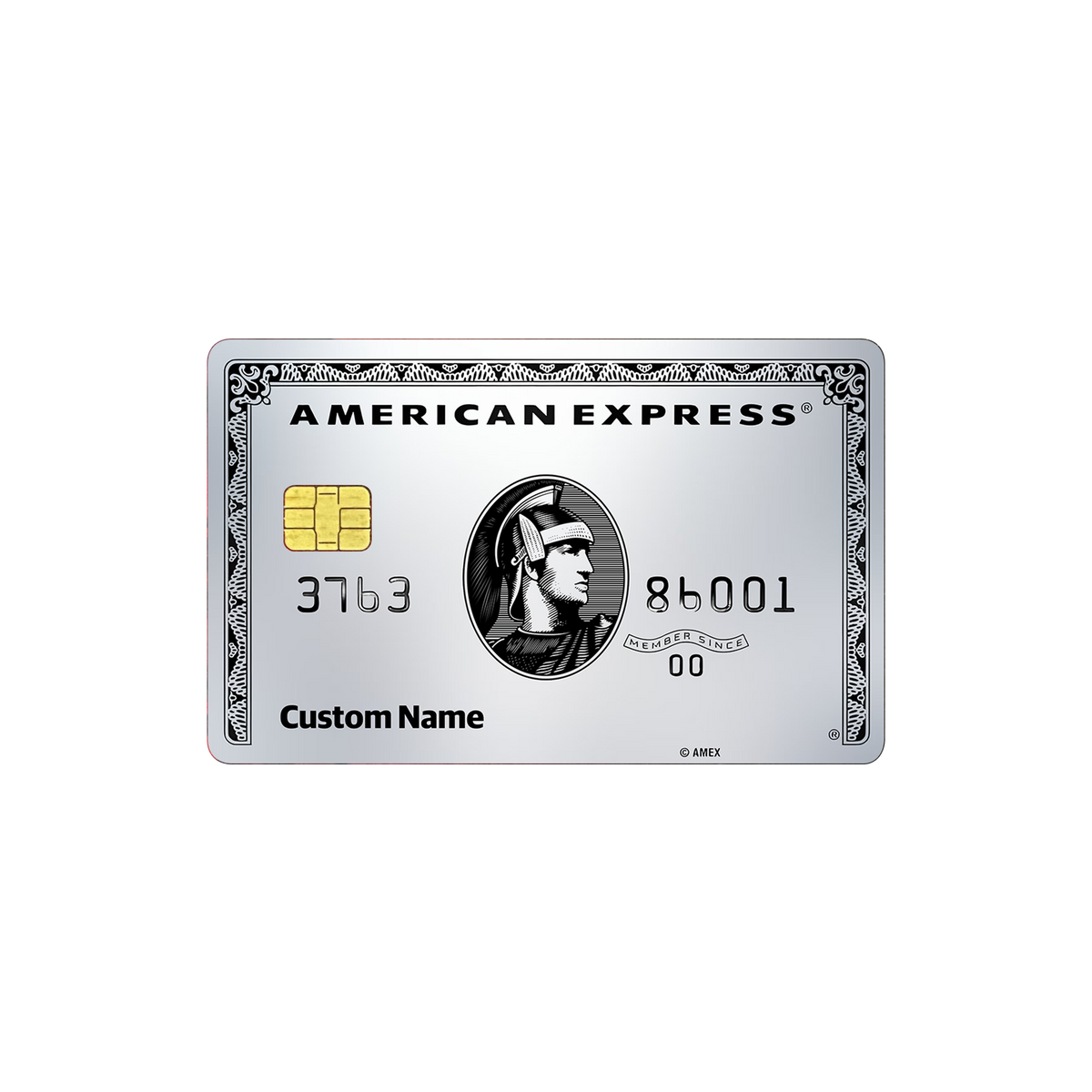 American Express Premium Silver Black