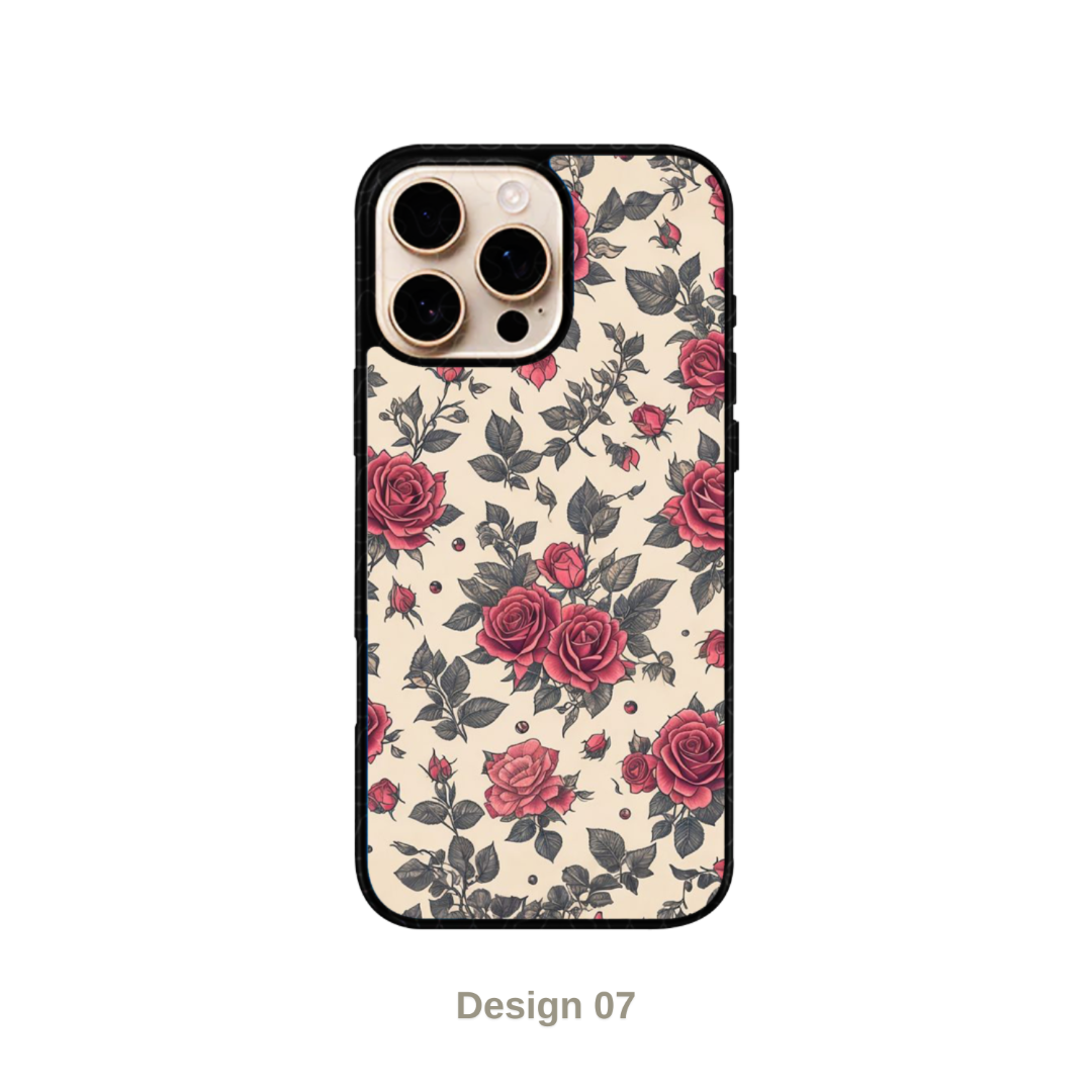 Floral Printed Premium Case for all Models