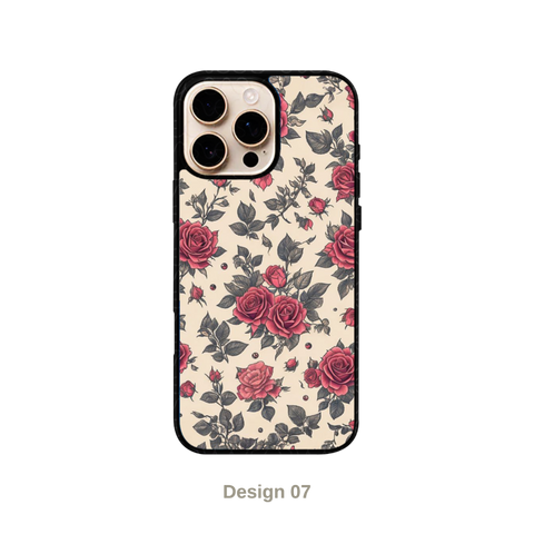 Floral Printed Premium Case for all Models