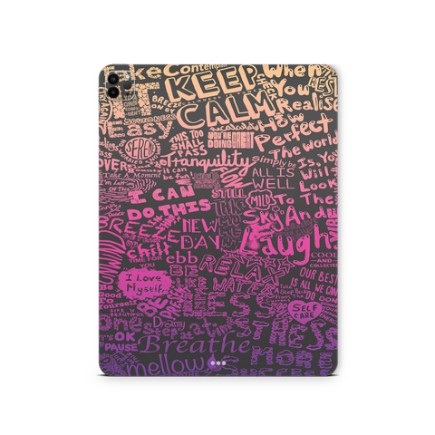 Apple iPad Pro 12.9 2020 Keep Calm Skin