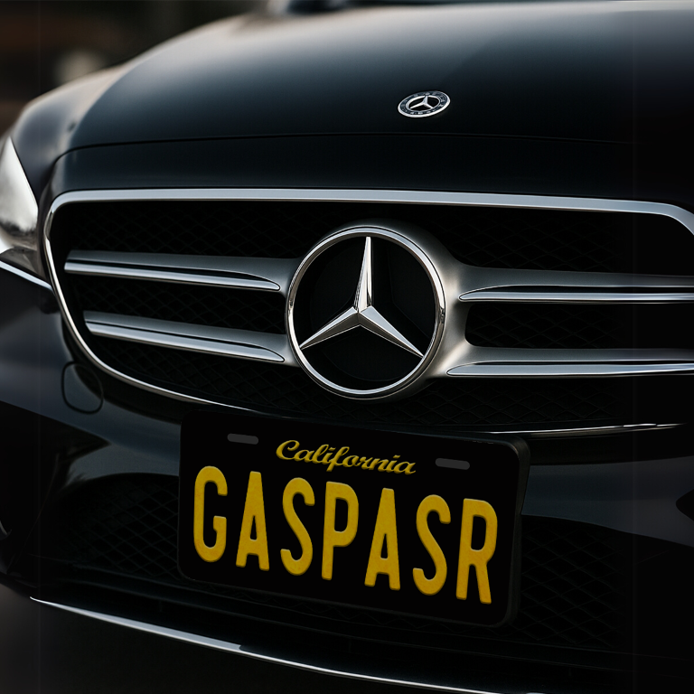 GASPASR  Custom Number Plate
