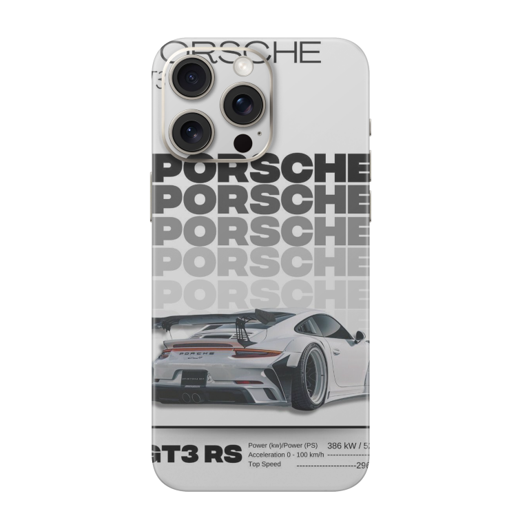 GT3RS porsche Transparent Printed Skin