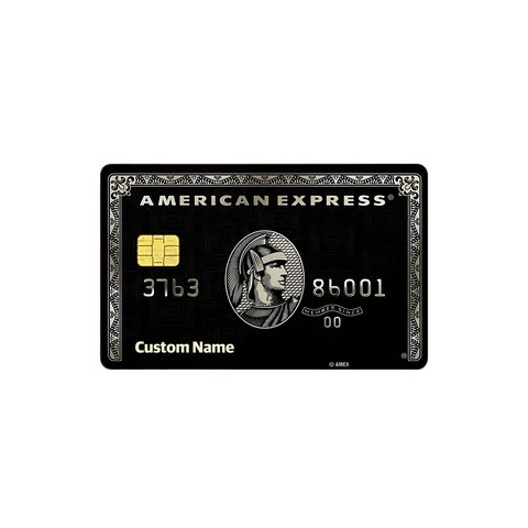 American Express Premium Black Silver