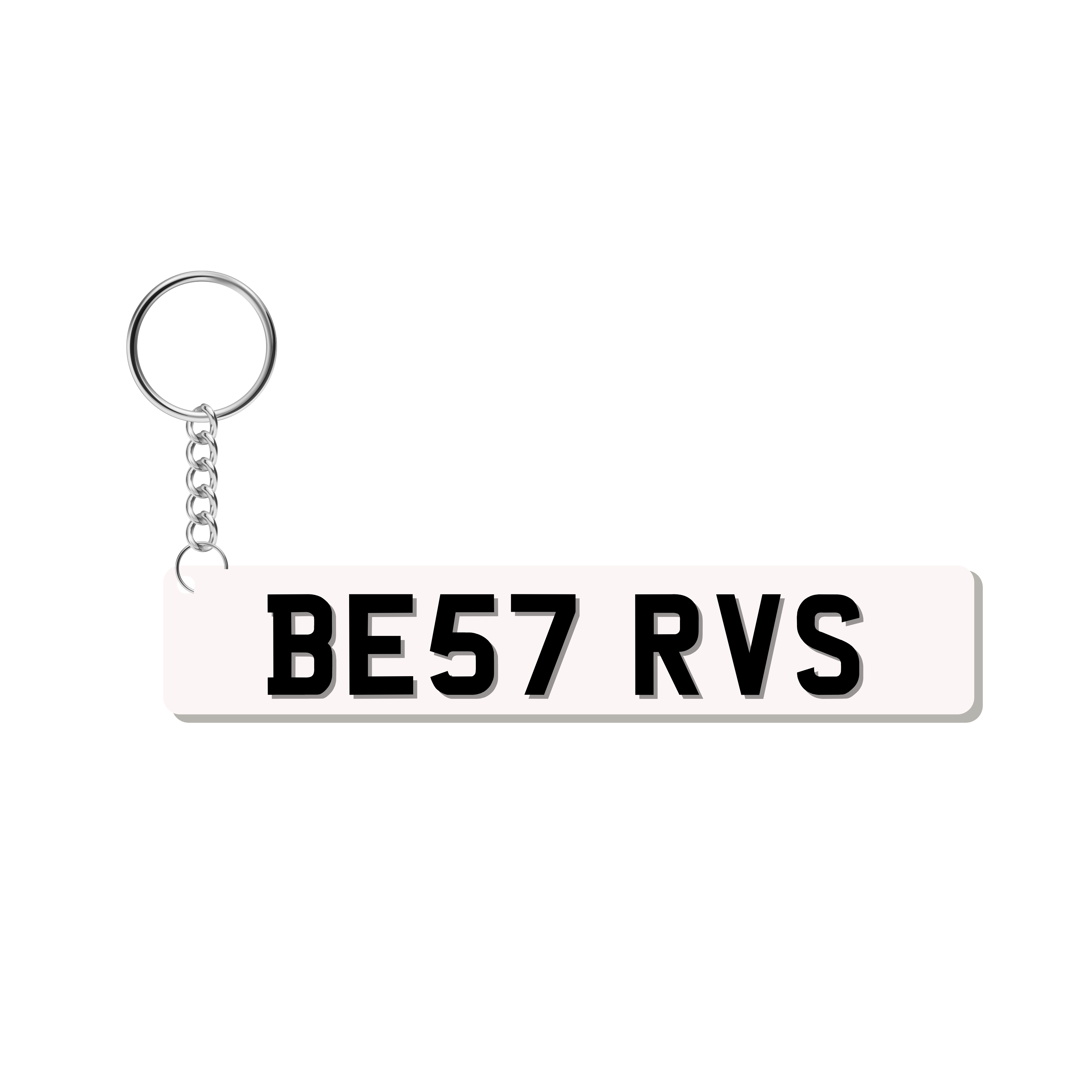 BE57 RVS Keychain