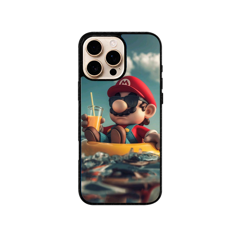 Super Mario on beach Premium Case For All Phone Models