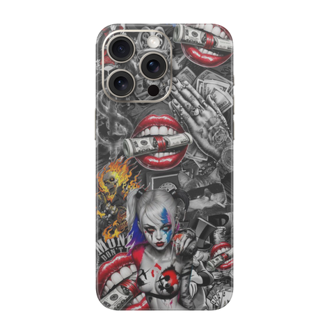 Harley quinn Transparent Printed Skin