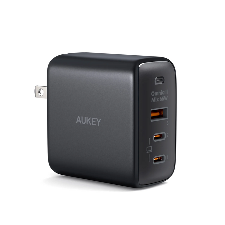 Aukey Omnia II 65w Power Delivery & Super Fast Charging (PPS) Wall Charger (PA-B6T)