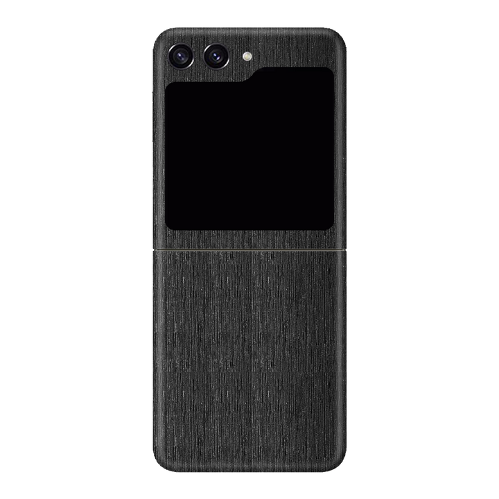 Brushed Black Metallic Skin for Samsung Z Flip 5