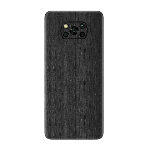 Brushed Black Skin for Poco X3 Pro