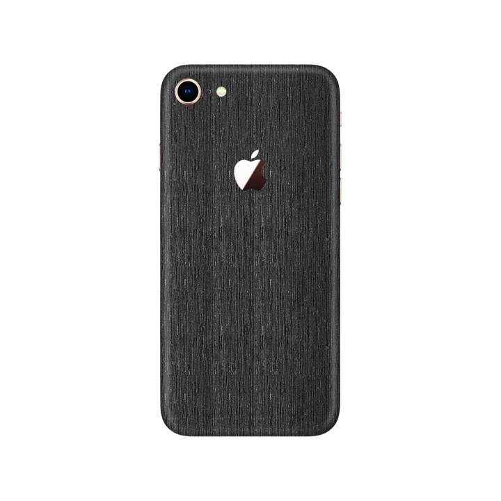 Brushed Black Metallic Skin for iPhone SE 2020