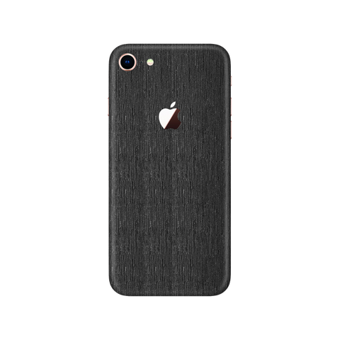 Brushed Black Metallic Skin for iPhone SE 2020