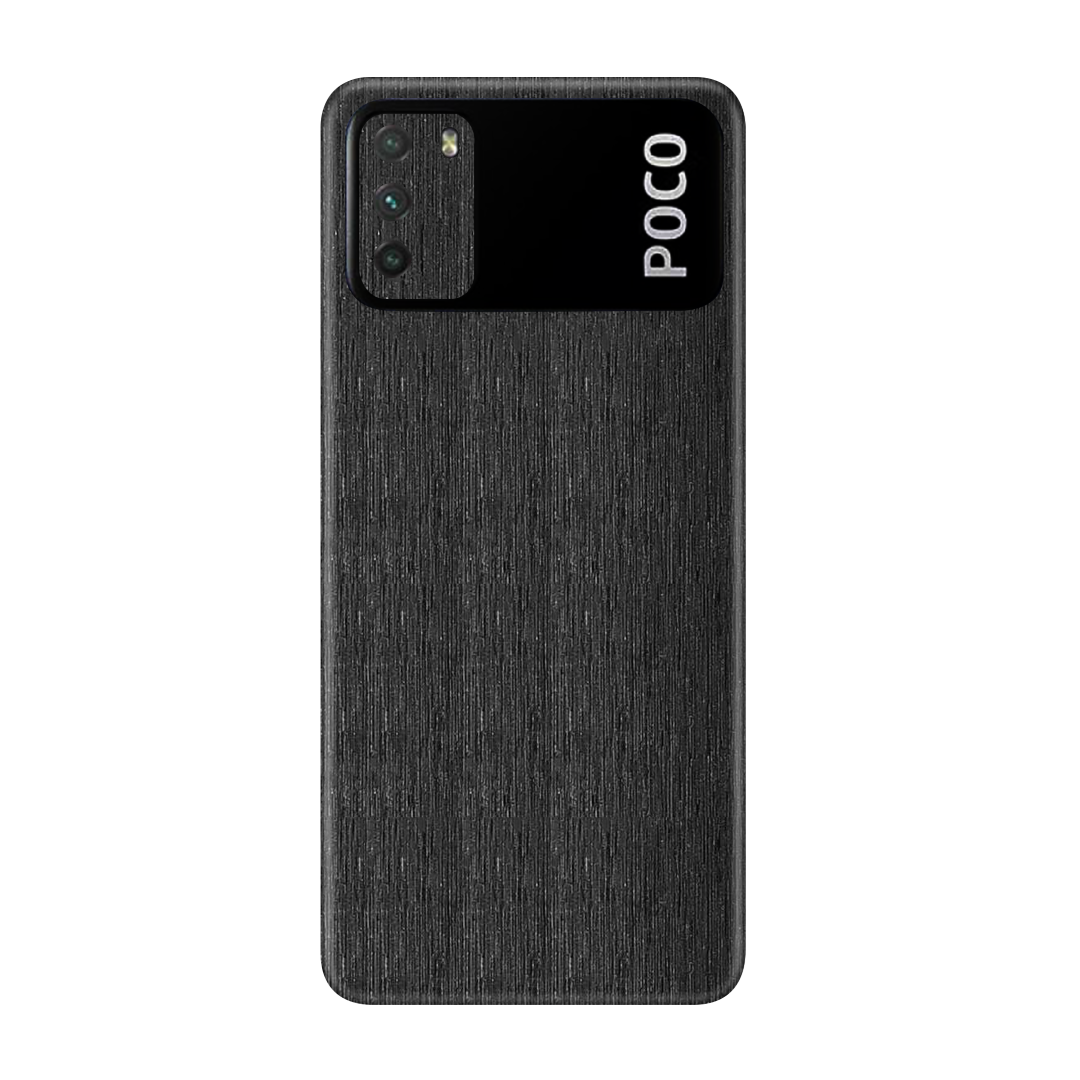 Brushed Black Skin for Poco M3