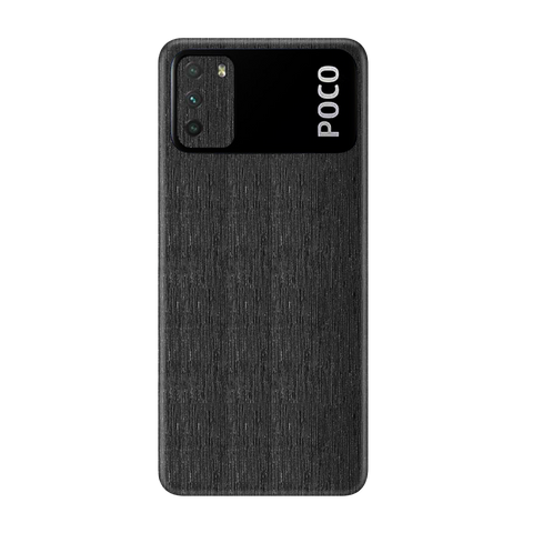 Brushed Black Skin for Poco M3