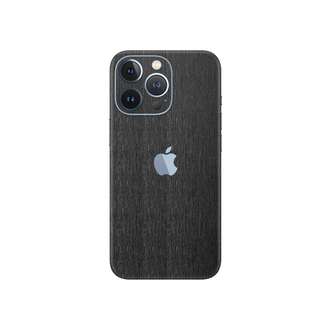 Brushed Black Metallic Skin for iPhone 13 Pro