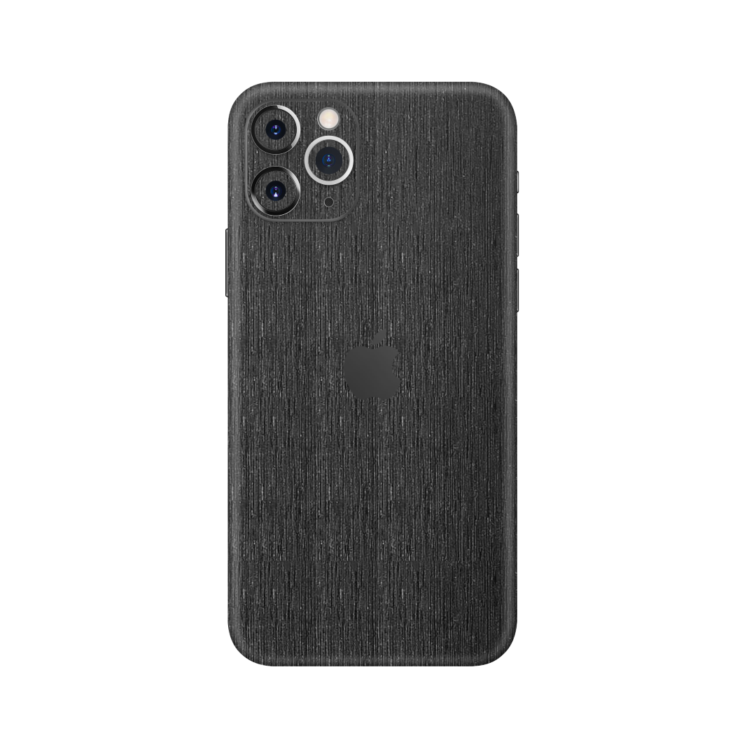 Brushed Black Metallic Skin for iPhone 11 Pro