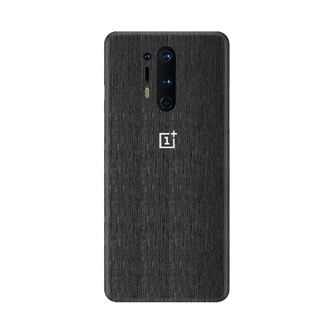 Brushed Black Metallic Skin for OnePlus 8 Pro