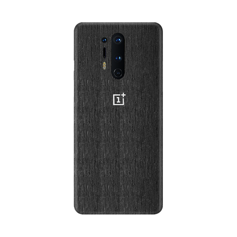 Brushed Black Metallic Skin for OnePlus 8 Pro