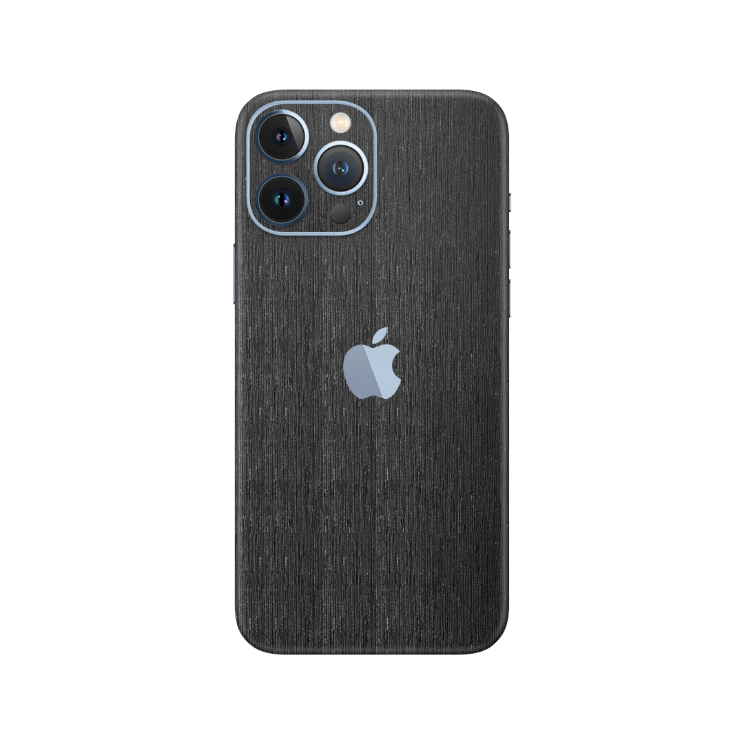 Brushed Black Metallic Skin for iPhone 13 Pro Max