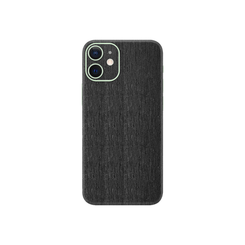 Brushed Black Metallic Skin for iPhone 12 Mini