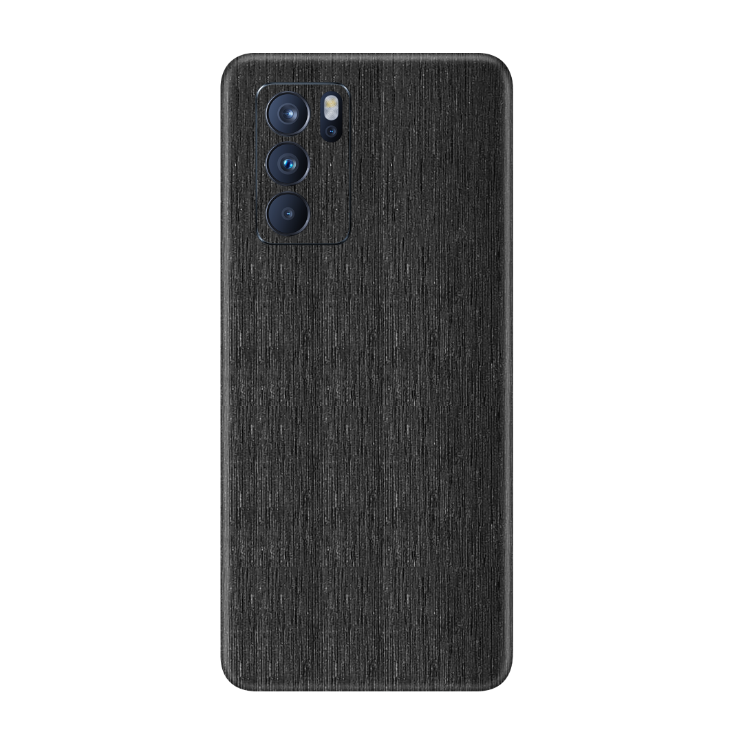 Brushed Black Skin for Oppo Reno 6 Pro