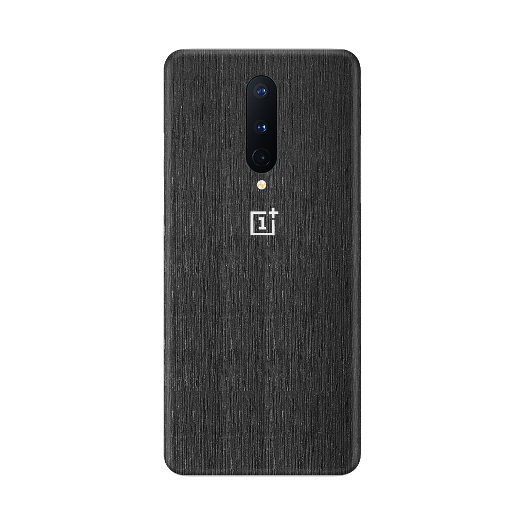 Brushed Black Metallic Skin for OnePlus 8