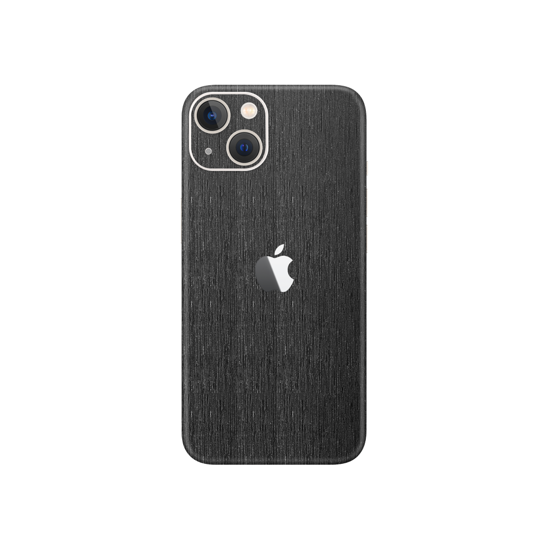 Brushed Black Metallic Skin for iPhone 13