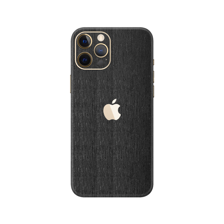 Brushed Black Metallic Skin for iPhone 12 Pro Max