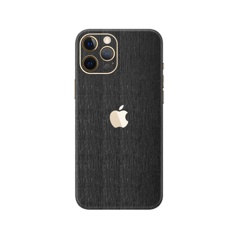 Brushed Black Metallic Skin for iPhone 12 Pro Max