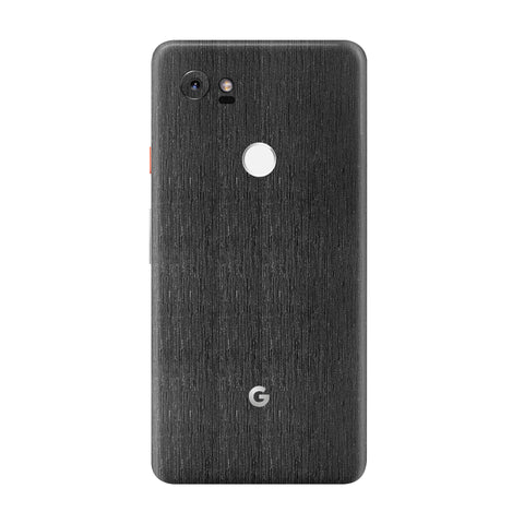 Brushed Black Metallic Skin for Google Pixel 2XL