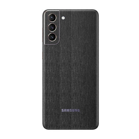 Brushed Black Metallic Skin for Samsung S21 Plus