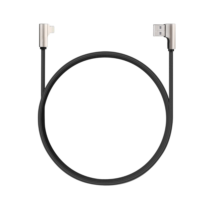 Aukey 90° Nylon USB-A to Lightning Cable (CBBAL6)