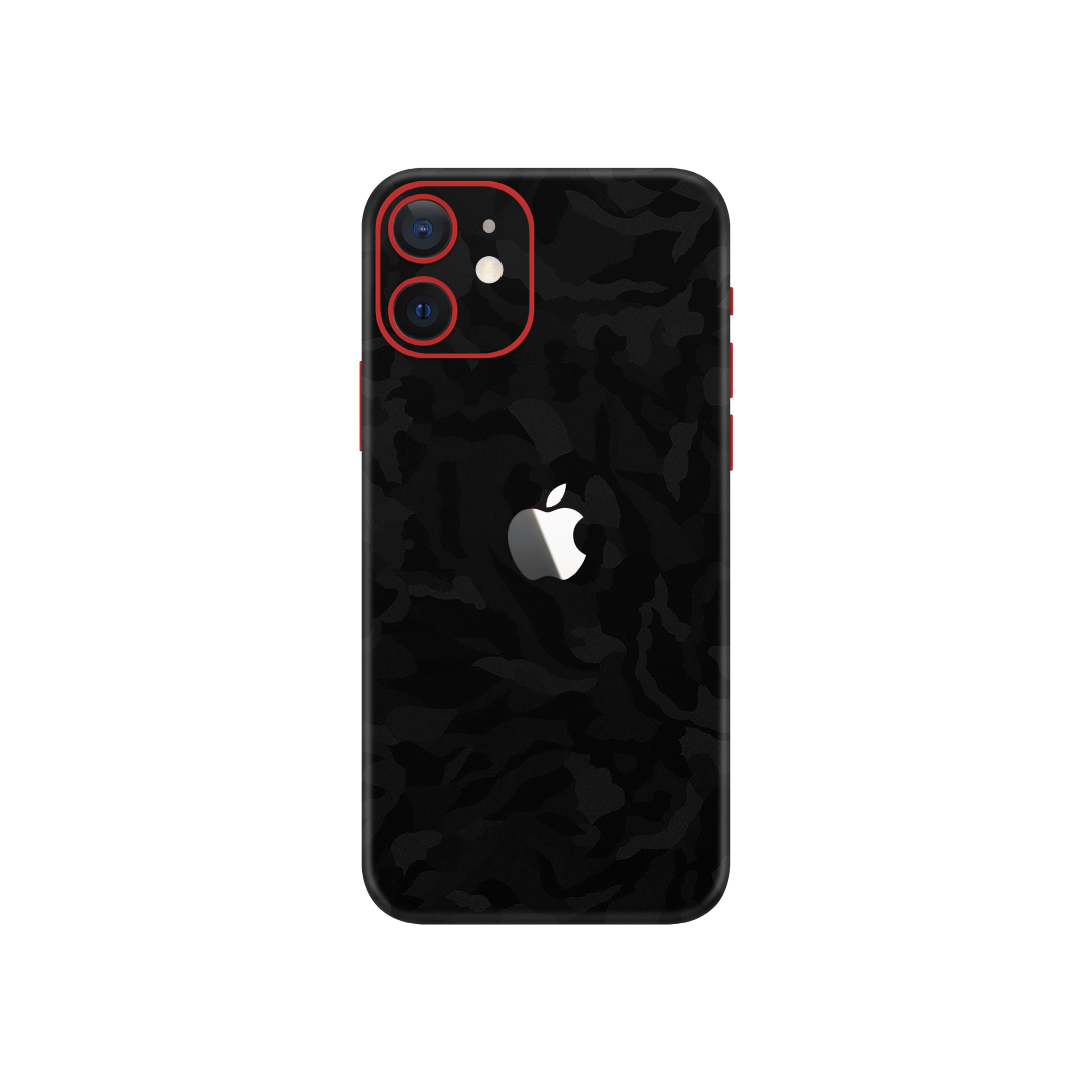 Camo Black Skin for iPhone 12