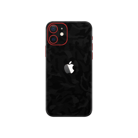 Camo Black Skin for iPhone 12