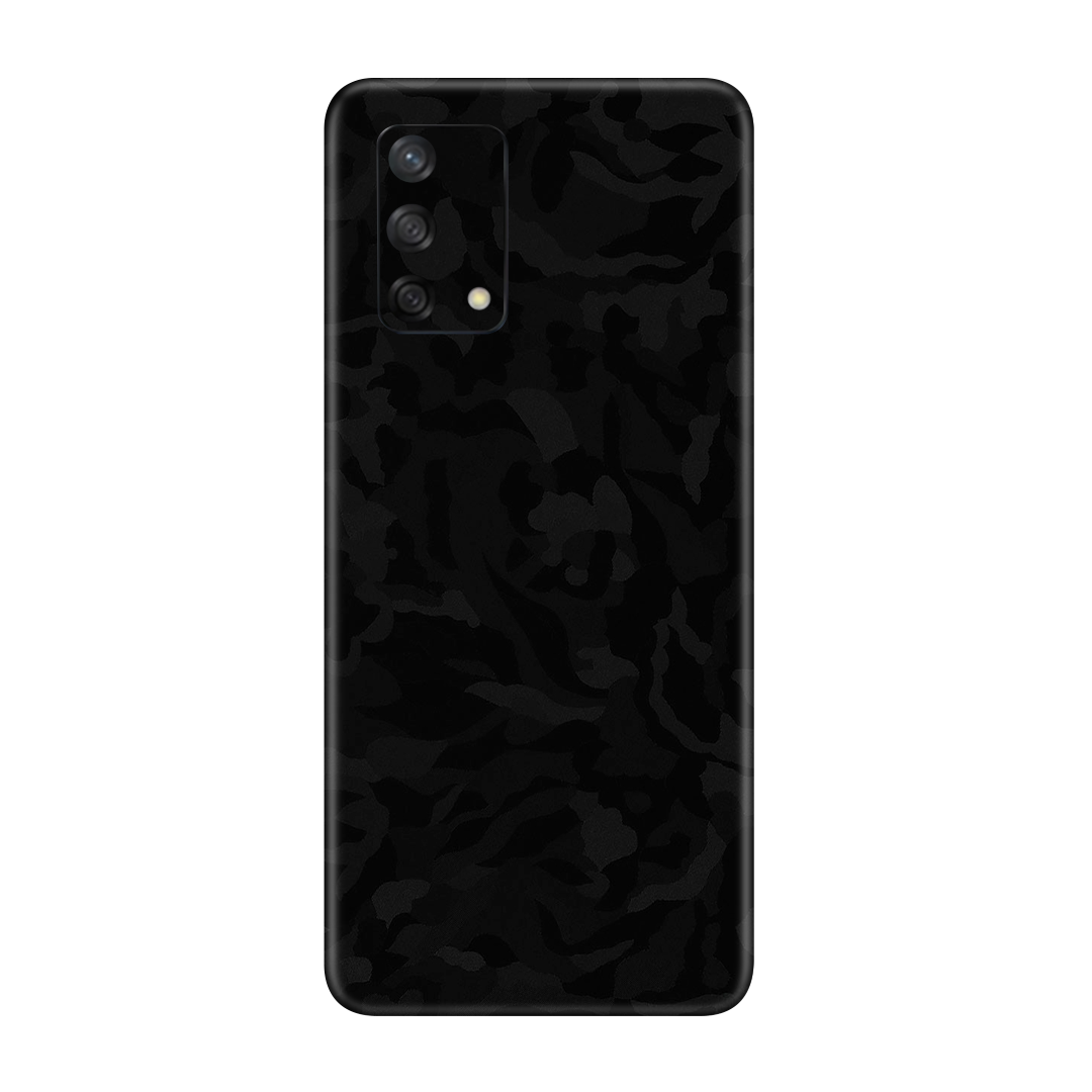 Camo Black Skin for Oppo F19