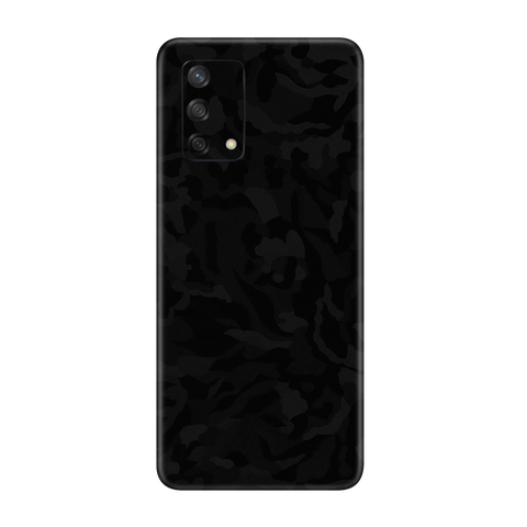 Camo Black Skin for Oppo F19