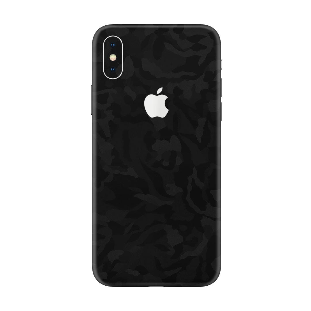 Camo Black Skin for iPhone X