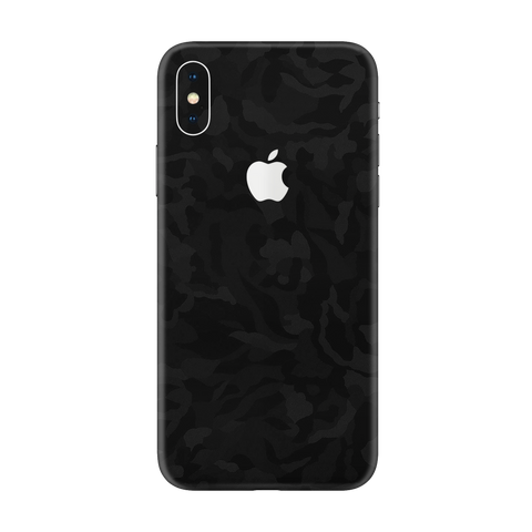 Camo Black Skin for iPhone X