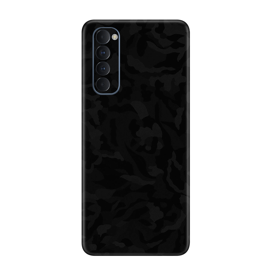 Camo Black Skin for Oppo Reno 4 Pro