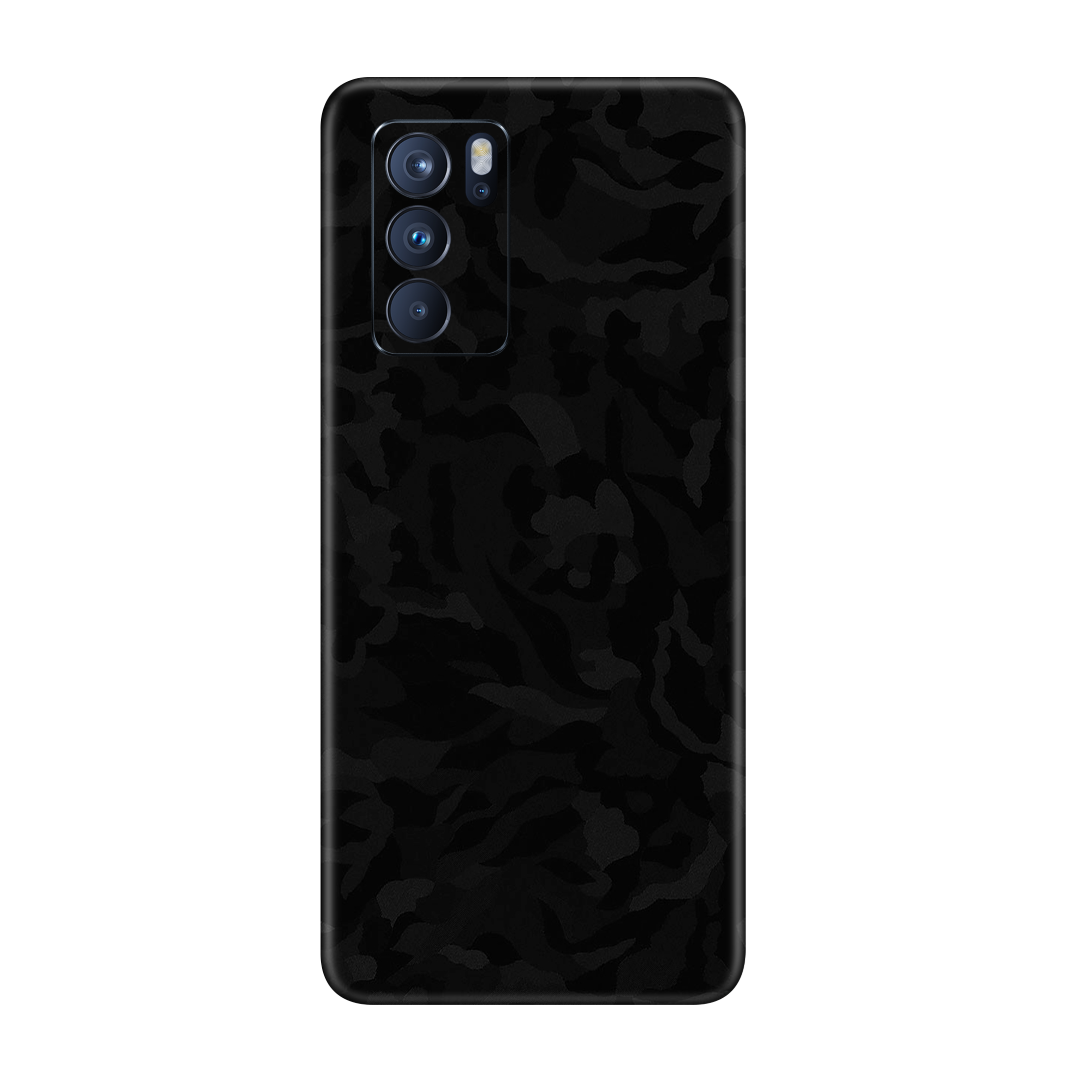 Camo Black Skin for Oppo Reno 6 Pro