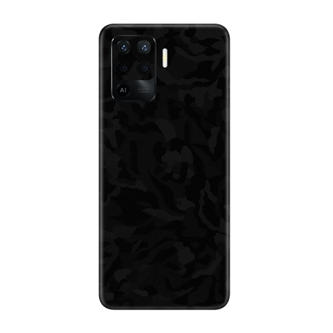 Camo Black Skin for Oppo F19 Pro