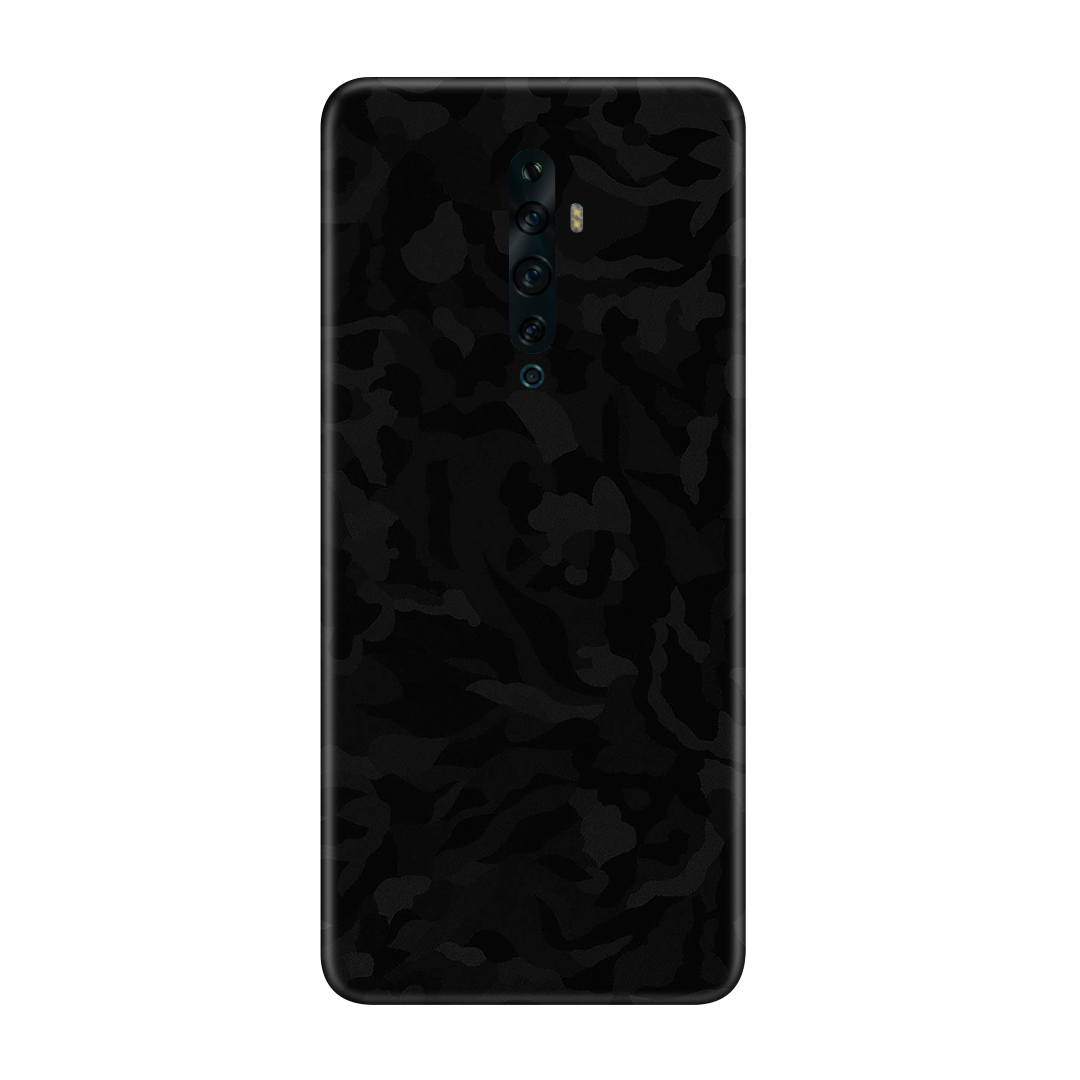 Camo Black Skin for Oppo Reno 2f