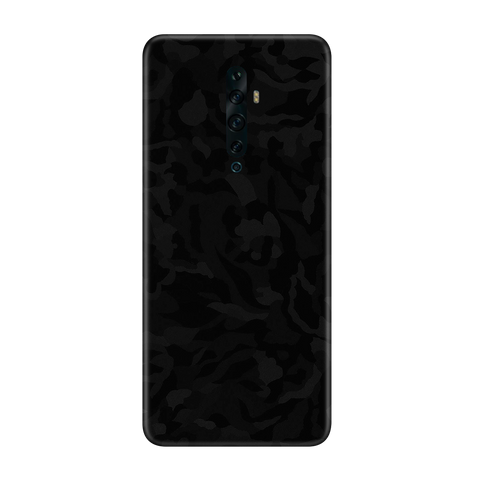 Camo Black Skin for Oppo Reno 2f