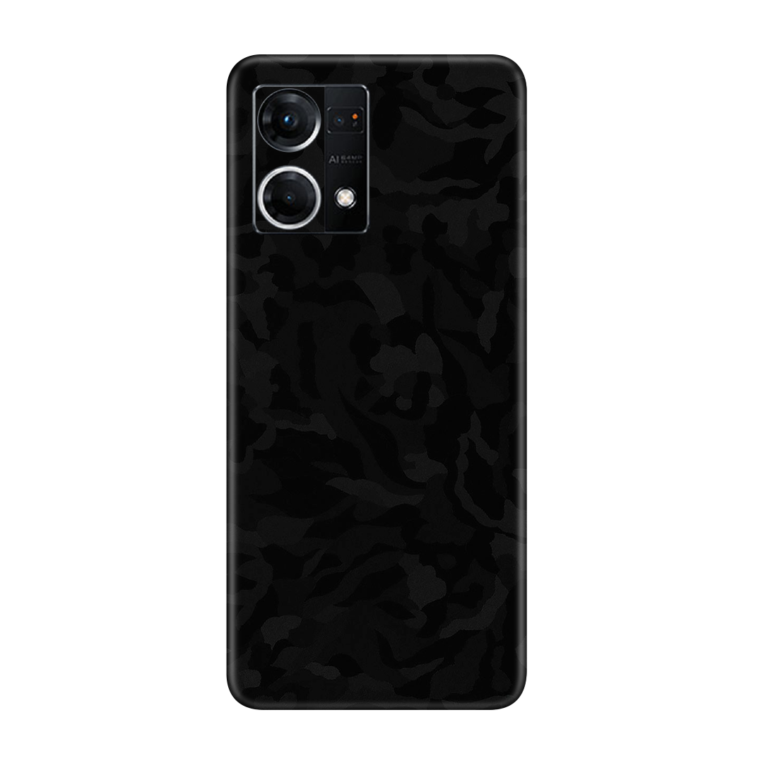Camo Black Skin for Oppo F21 Pro 4G